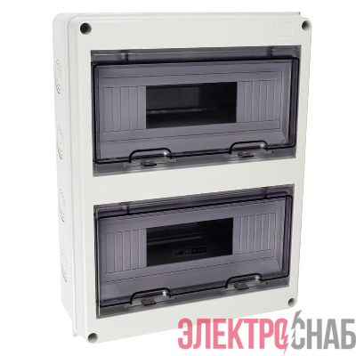 Бокс модульный накладной PDB/W 4024 GR (ЩРН-ПГ-24) IP65 пластик. Pro JazzWay 5072145