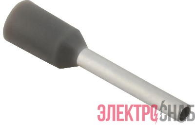 Наконечник НШВИ 0.75-10 сер. (уп.20шт) IEK UGN11-C75-010-020