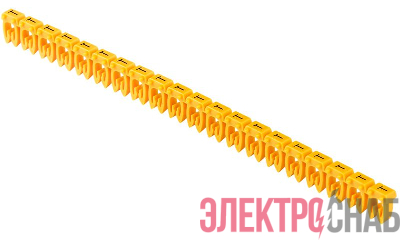 Маркер открытого типа KE 1.5-2.5кв.мм символ "T" (уп.200шт) IEK UMK-KE2-T