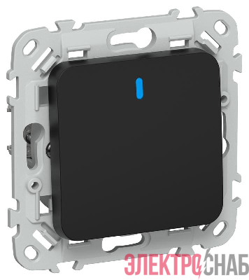 Выключатель 1-кл. СП FLITE ВС11-1-1-ФлЧ 10А с индикацией механизм черн. IEK FI-V10-1-10-1-K02