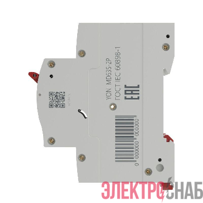 Выключатель автоматический модульный 2п C 16А 4.5кА YON max MD63S YON MD63S-2PC16