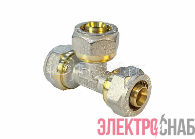 Тройник обжимной переходной 26х20х26 (60/4) К VALFEX VF.331.N.262026