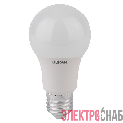 Лампа светодиодная LED STAR CLASSIC A 75 8.5W/827 8.5Вт грушевидная 2700К тепл. бел. E27 806лм 220-240В матов. пласт. OSRAM 4052899971554