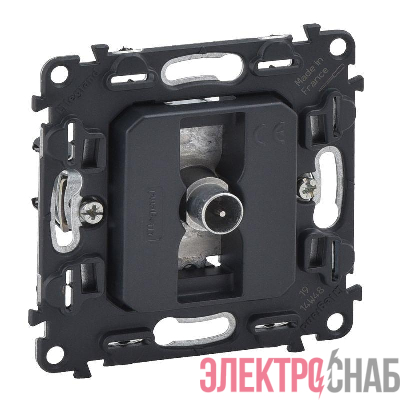 Розетка телевизионная оконечная TV 1-м Valena In'matic 10дБ 0-862МГц механизм Leg 753066