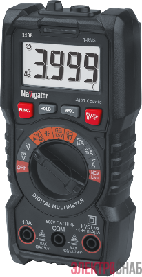Мультиметр 95 766 NMT-Mm-113B True RMS с авто выбором значений Navigator 95766