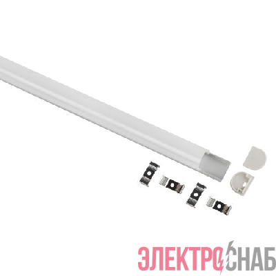 Комплект с накладным анодированным профилем 2420 24х20мм 2м Эра Б0062861