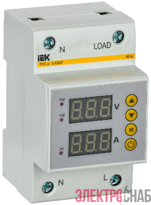 Реле напряжения и тока РНТ-д 1ф 54мм 40А IEK IVC31-1-40