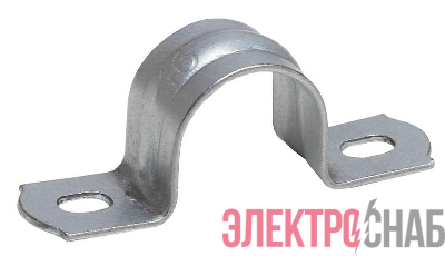 Скоба металлическая двухлапковая d 38-40мм (уп.50шт) ЭРА Б0036431