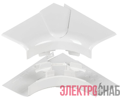 Угол для кабель-канала внутр. изменяемый 80-100град. для DLP 105х50 бел. ИЭК Leg 010605