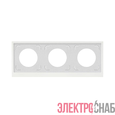 Рамка 3-м KANT IP44 бел. магнолия DKC 7000946