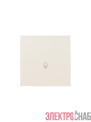 Кнопка звонка СП ZIMA IP20 безвинт. зажим слон. кость LEZARD 704-9088-103QC