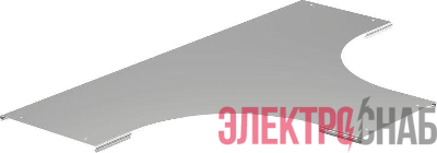 Крышка разветвителя лестн. T-образ. осн. 400мм R300 LESTA IEK CRT04D-4-400-10