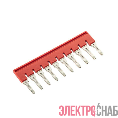 Перемычка вставная для клемм на 6кв.мм 10-и полюсная DKC SBF-10-8
