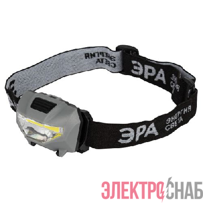 Фонарь светодиодный аккумуляторный налобный GA-505 "Блэкджек" 3Вт 3режима Li 500мАч IP54 Эра Б0057455