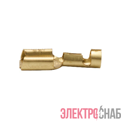 Наконечник без изоляции "розетка" 2.5-6кв.мм A=6.3х0.8мм (уп.100шт) DKC 2C02L