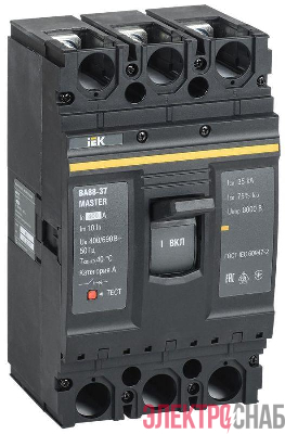 Выключатель автоматический 3п 400А 35кА ВА88-37 MASTER IEK SVA40-3-0400-02