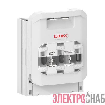 Выключатель горизонтальный предохранитель разъединитель 400А 3P крепление на монтажную плату DKC FSH02-3P