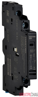 Контакт дополнительный 1НО+1НЗ ДК32-11 KARAT IEK DMS11D-AU11