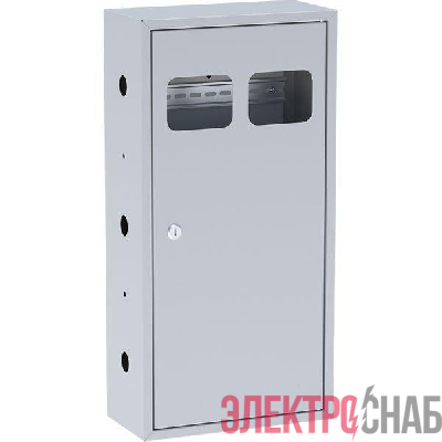 Щит ЯУР на 2 счетчика с двумя DIN-рейками (600х300х150) Basic EKF uerm-din-600-2