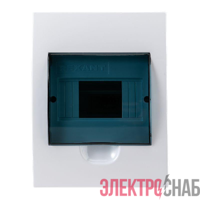 Бокс пластиковый ЩРВ-П-6 IP41 бел. Rexant 11-0206