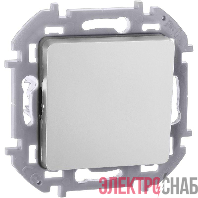 Переключатель 1-кл. Inspiria 10А IP20 250В 10AX механизм алюм. IEK 673652