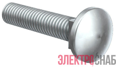 Винт с гладкой головкой и квадр. подголов. М6х30 HDZ (уп.100шт) IEK CMZ11-VT-06-030-HDZ
