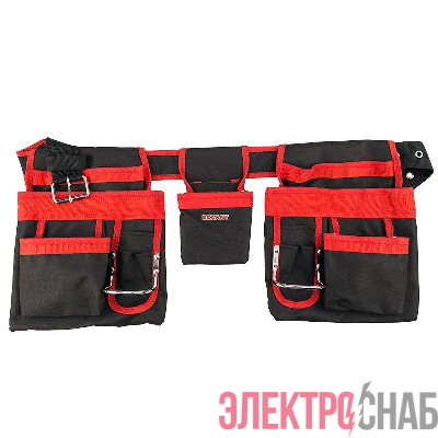 Сумка-пояс монтажника двойн. RE-15 Rexant 12-5611