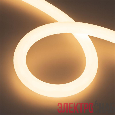 Лента светодиодная MOONLIGHT-TOP-A336-D30mm 24V Warm 3000К 14.4Вт/м IP65 wire x1 прямой вывод герметичная (уп.5м) Arlight 050481