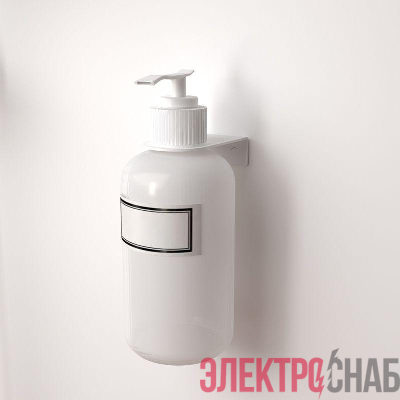 Держатель дозатора для жидкого мыла и шампуней на 1 флакон настенный бел. Rexant 38-0698