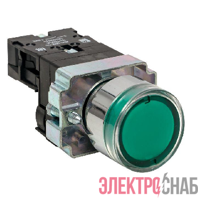 Кнопка BA31 с подсветкой 24В зел. NO PROxima EKF xb2-bw31-24