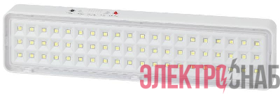 Светильник светодиодный DBA-103-0-20 60LED 5ч IP20 аварийный непостоянный Эра Б0044396