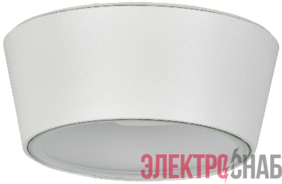 Светильник 5104 GX53 IP65 уличный потолочный бел. IEK LT-UPU0-5104-GX53-1-K01