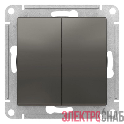 Переключатель перекрестный 2-кл. AtlasDesign 2хсх.7 10АХ механизм сталь SE ATN000973