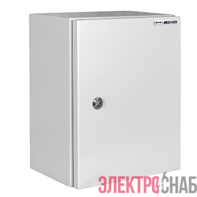 Корпус ЩМП-1 400х310х220 IP54 с монтажн. панелью метал. PRIZMA TOKOV ELECTRIC TKE-PZ-MPB54-1