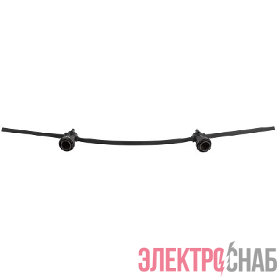 Гирлянда "Белт Лайт" ERABL-L100/S40 2 жил. 2х1.5кв.мм E27 шаг 40см IP65 каучук медь (бухта 100м) Эра Б0049178