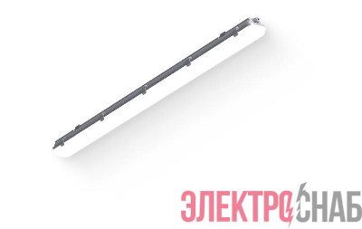 Светильник светодиодный SLIM 32 4000К IP65 1262х124х85 CRI80 milky II подвесной/накладной сер. CSVT ЦБ-00010703