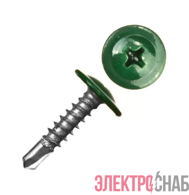 Саморез ШСММ сверло 4.2х16 темн./зел. KP RAL 6005 (уп.20шт) Tech-Krep/Zitar 125490