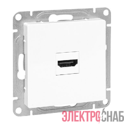 Розетка СП Эпика HDMI механизм бел. EKF UP1-SOW-HDMI