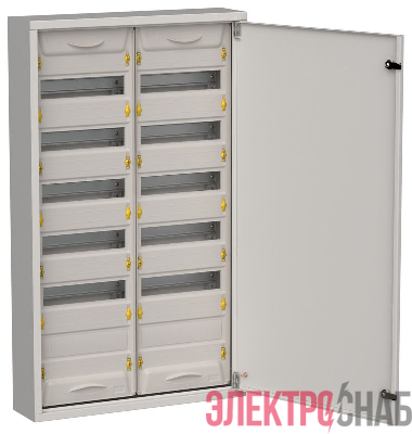 Корпус ЩРн-144 (2х72) TITAN 5 960х570х140 IP31 метал. сер. IEK TI5-50-N-2X072-31-7035