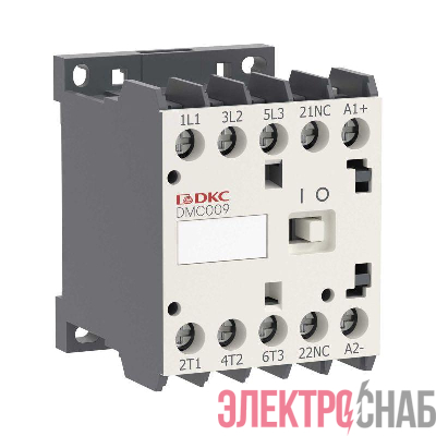 Миниконтактор YON DMC009 9A 4кВт AC3 3P кат. 220В AC 1НО YON DMC009-3C10A230