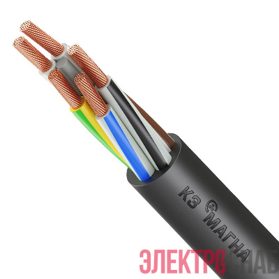 Кабель КГВВнг(А)-LS 5х10 (N РЕ) 380/660-2 (м) Магна УТ000028826