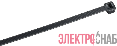 Хомут 4.6х190мм P6.6 стандартный черн. (уп.100шт) IEK UHH30-D046-190-100-K02
