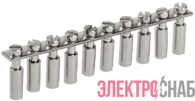 Перемычка центральная для КВИ-4кв.мм 10PIN IEK YZN30Q-004-10P