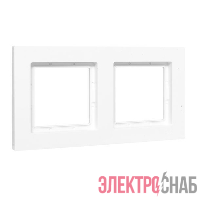 Рамка 2-м Эпика IP44 пластик бел. EKF UP1-FPW-02-44