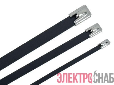 Хомут стальной ХСт 7.9х550мм с полимерным покрытием (уп.100шт) IEK UHS11-D079-550-100
