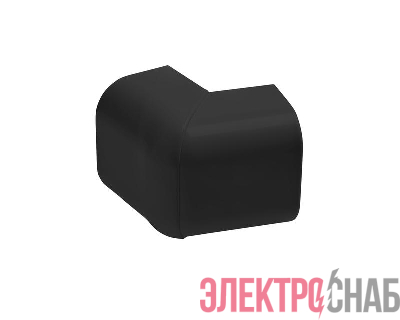 Угол для кабель-канала РКК внешний 74х55 Арктика черн. Ruvinil УВШ-74х55-Ч