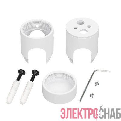 Крепление MOONLIGHT-CYL-D18-DUO-WHITE металл Arlight 047390