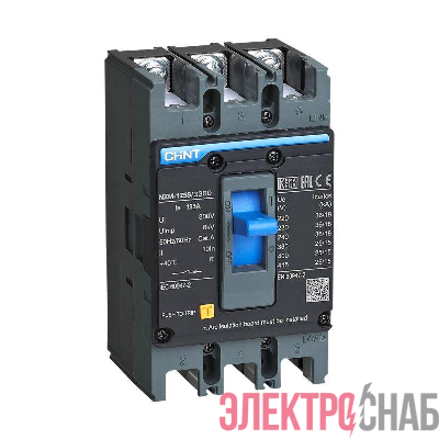 Выключатель автоматический 3п 80А 50кА NXM-125H (R) CHINT 844290