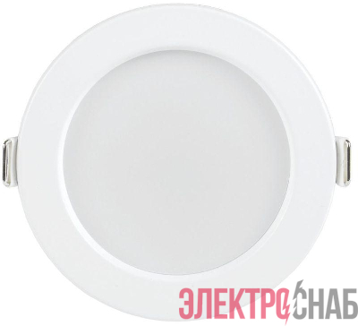 Светильник светодиодный ДВО 1612 9Вт 3000К IP20 встраив. круг бел. IEK LDVO0-1612-09-3000-K01