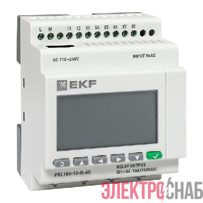 Реле программируемое PRO-Relay PRL100-12-R-AC EKF PRL100-12-R-AC